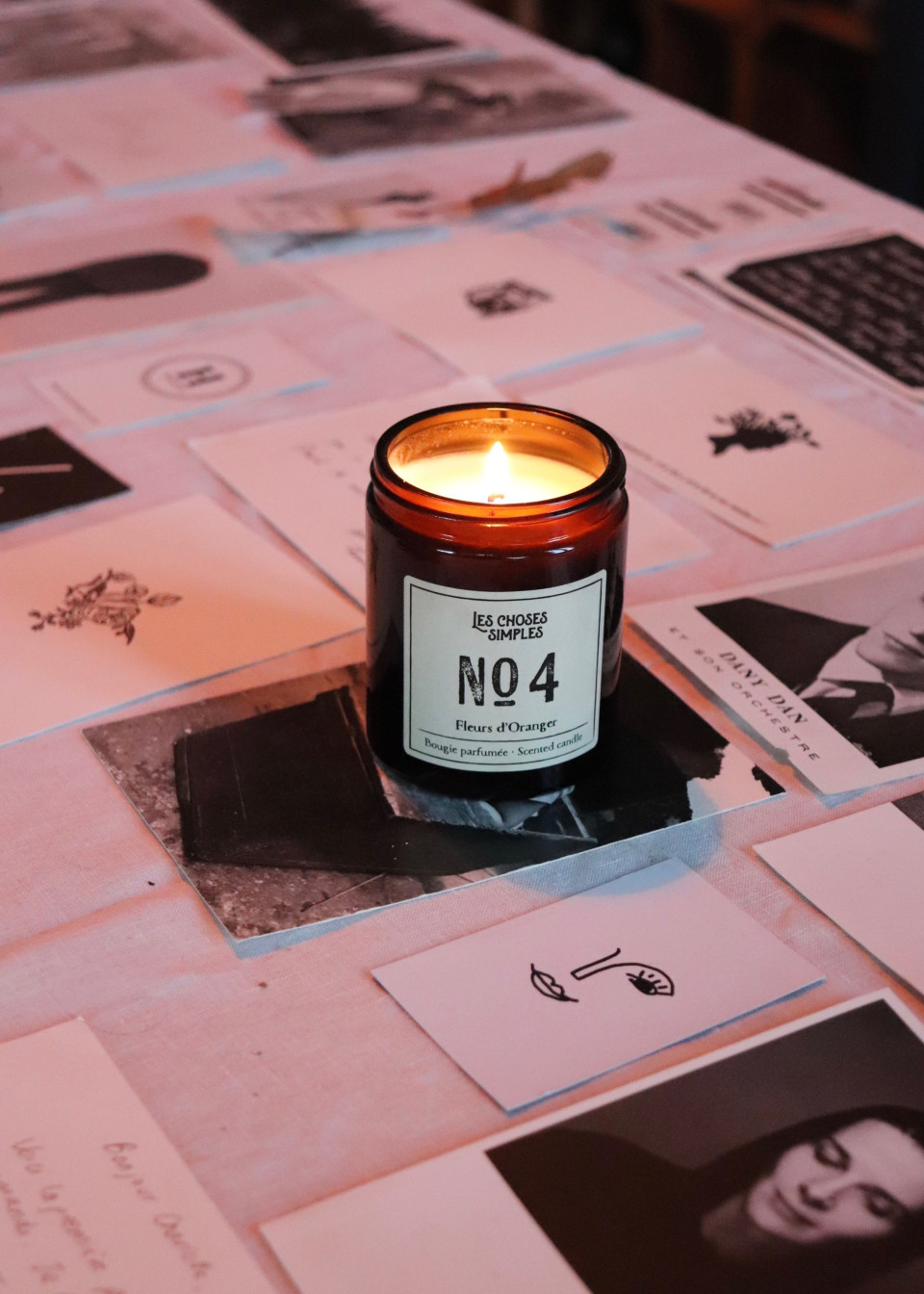 Scented candle "Orange blossoms" - LES CHOSES SIMPLES Scented candle "Orange blossoms" - LES CHOSES SIMPLES