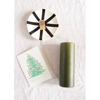Card A6 + enveloppe Green Christmas tree