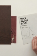 Wax paper boat - Sail boat