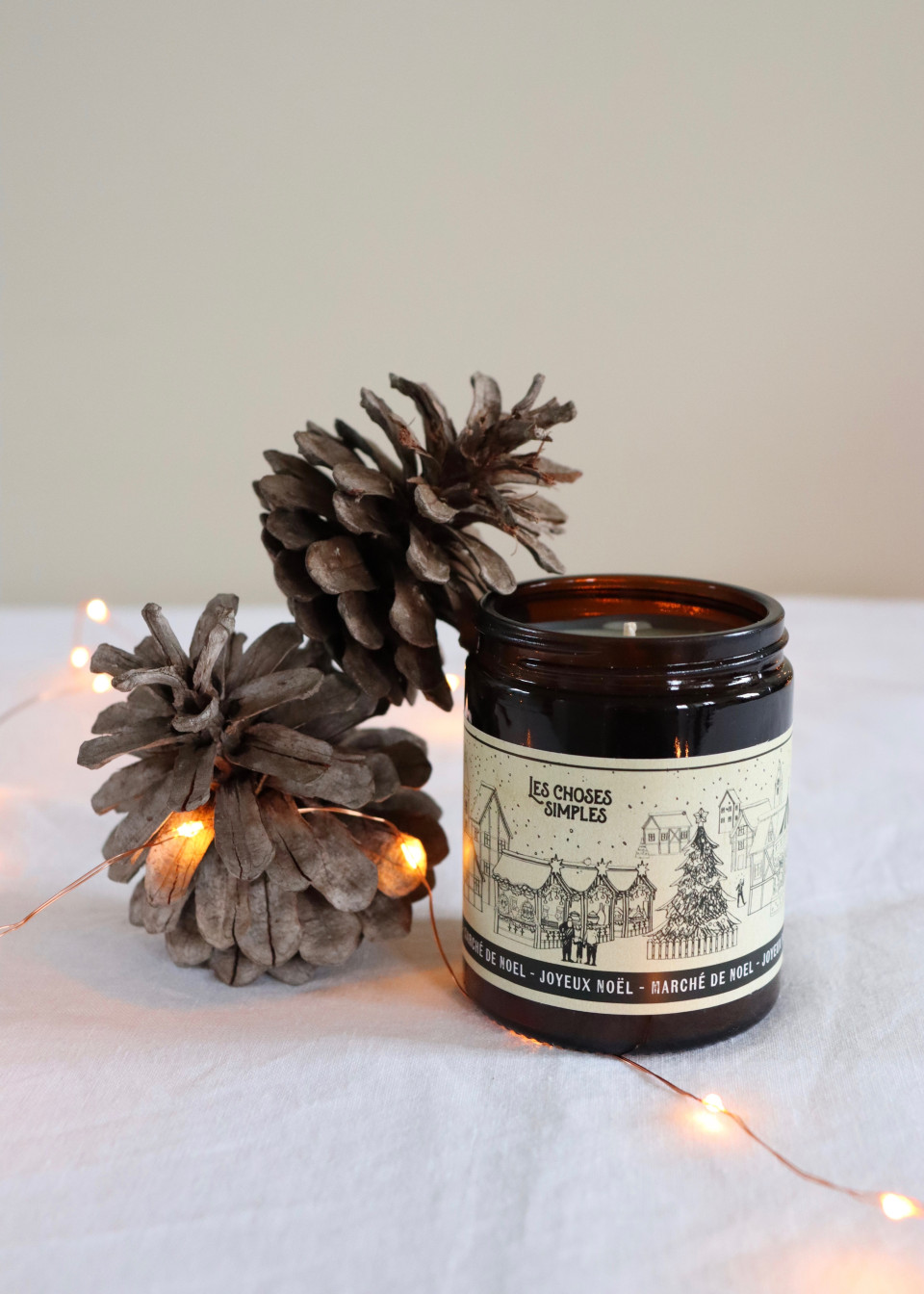 Scented candle "Christmas market" - LES CHOSES SIMPLES