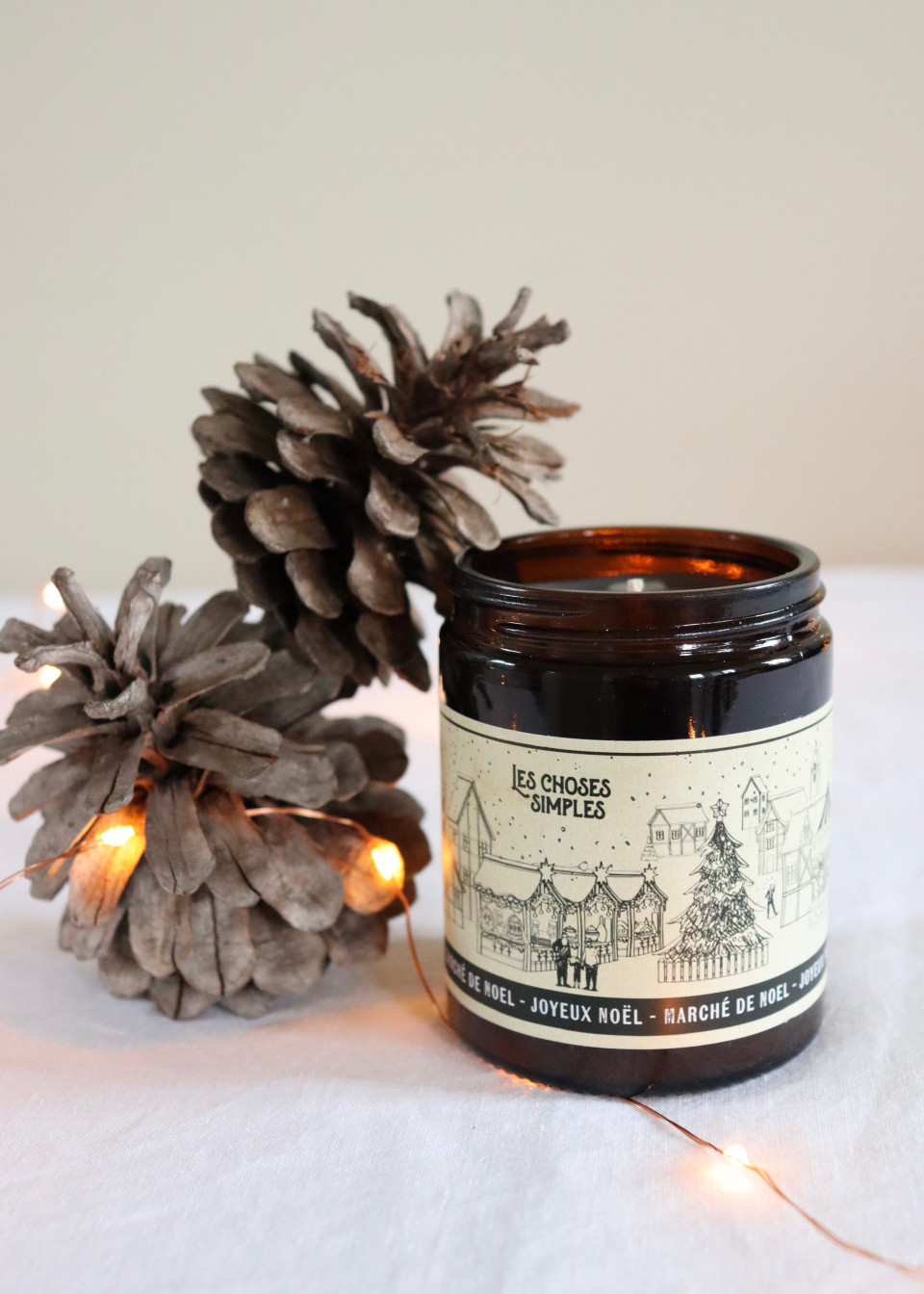 Scented candle "Christmas market" - LES CHOSES SIMPLES