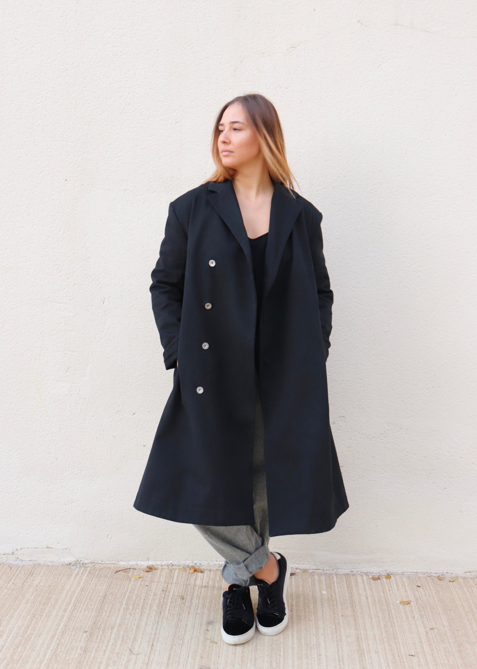 Manteau 04, jean noir