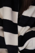 Striped XXL merino blanket