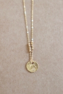 "Shell" necklace gold