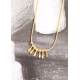 "pikes" necklace gold