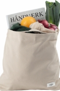 Organic bag in stone cotton