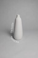 Vase "bouteille" blanc