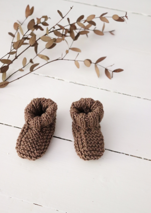 Baby slippers n°1, brown