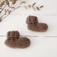 Baby slippers n°1, brown