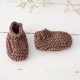 Baby slippers n°2, brown