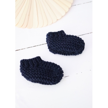 Baby slippers n°2, night blue