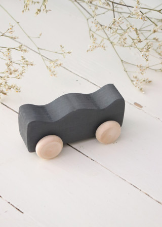 Wooden car "grey crown"