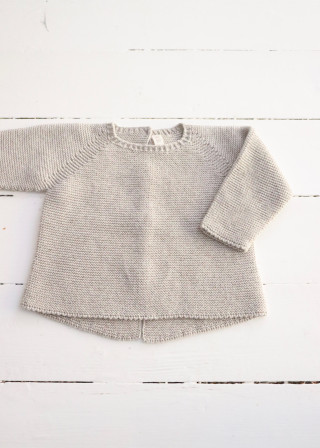 Ethan knit sweater, stone