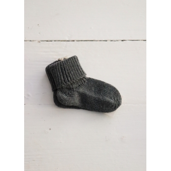 Cotton knit socks Juno, dark grey