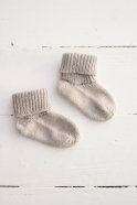 Cotton knit socks Juno, stone