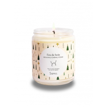 Scented candle "Wood fire"