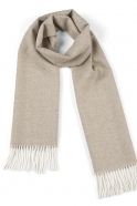 Grey & white alpaga scarve