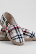 Espadrilles-chaussons écossais