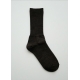 Merino wool ribbed socks, brown