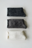 Silk cotton lounge socks, charcoal