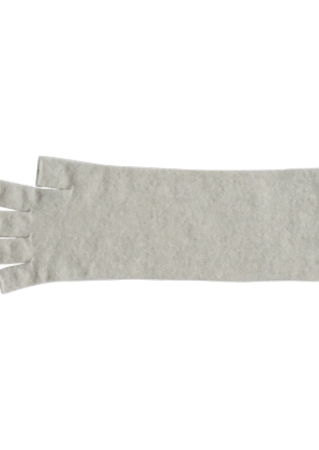 Silk cotton socks, light grey