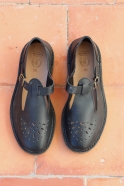 Sandals Alain, black leather