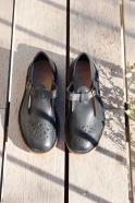 Sandals Alain, black leather