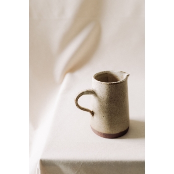 Brown ceramic water jug