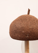 The summer Beret, dark brown