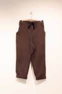 Pockets trousers, Dark Brown cotton canvas