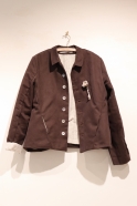 Tailor jacket, Dark Brown cotton canvas