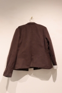 Tailor jacket, Dark Brown cotton canvas