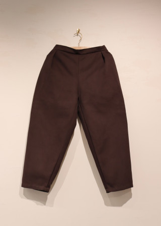 Trousers 03, Dark Brown cotton canvas