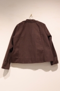 Jacket 08, Dark Brown cotton canvas