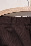 Pantalon 01, toile de coton brun
