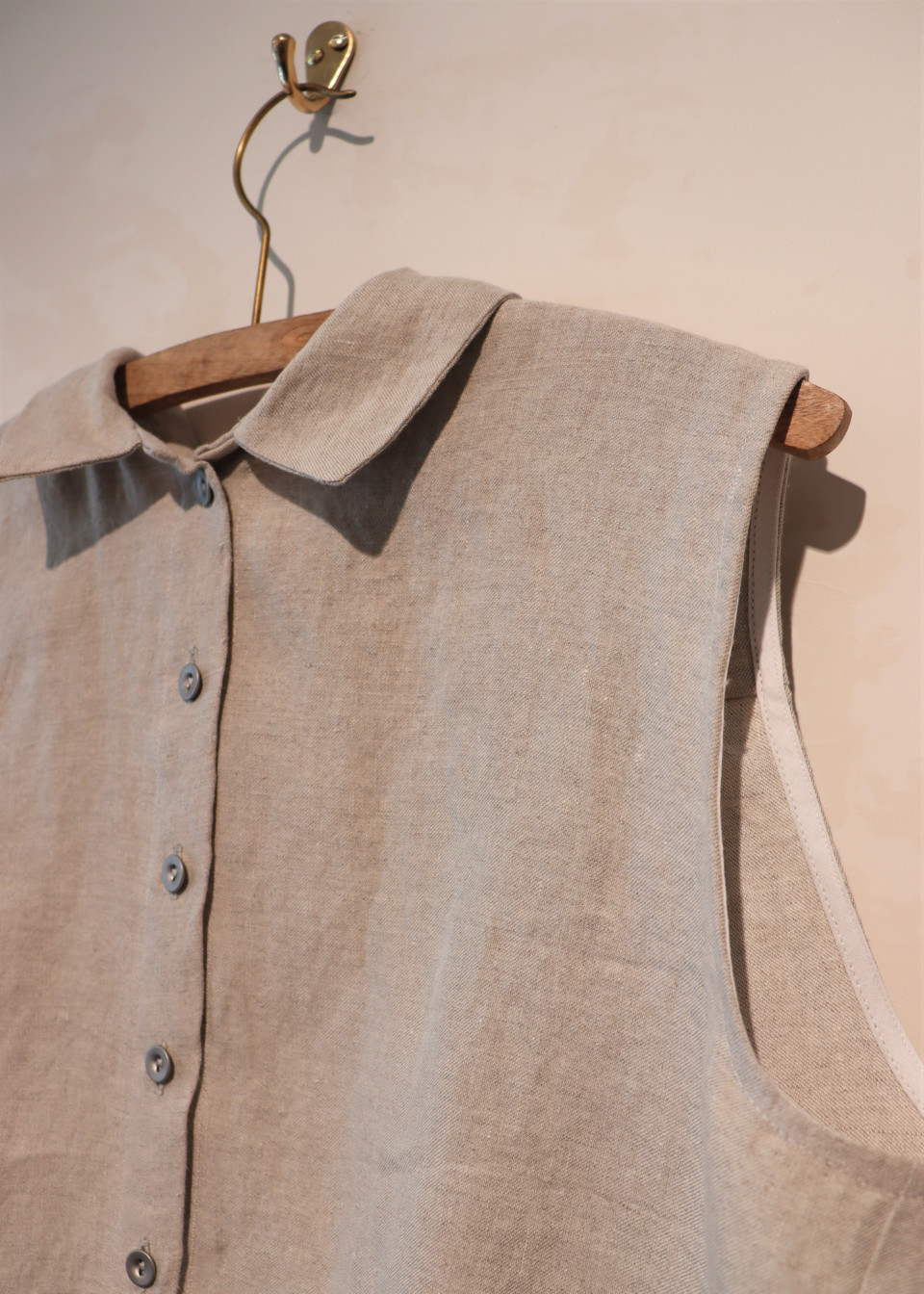 Chemise 07, lin beige Chemise 07, lin beige