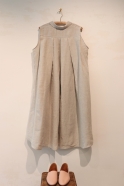 Dress 09, beige linen