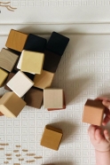 Cubes, skin tones