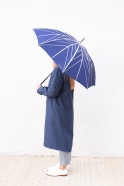 Parapluie, rayé