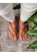 Sandals Baltic, natural leather