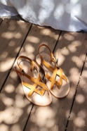 Sandals Baltic, natural leather