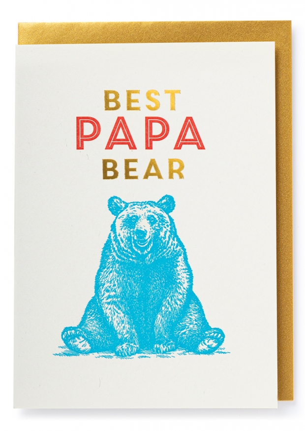 Carte postale + enveloppe "Best Mama Bear"