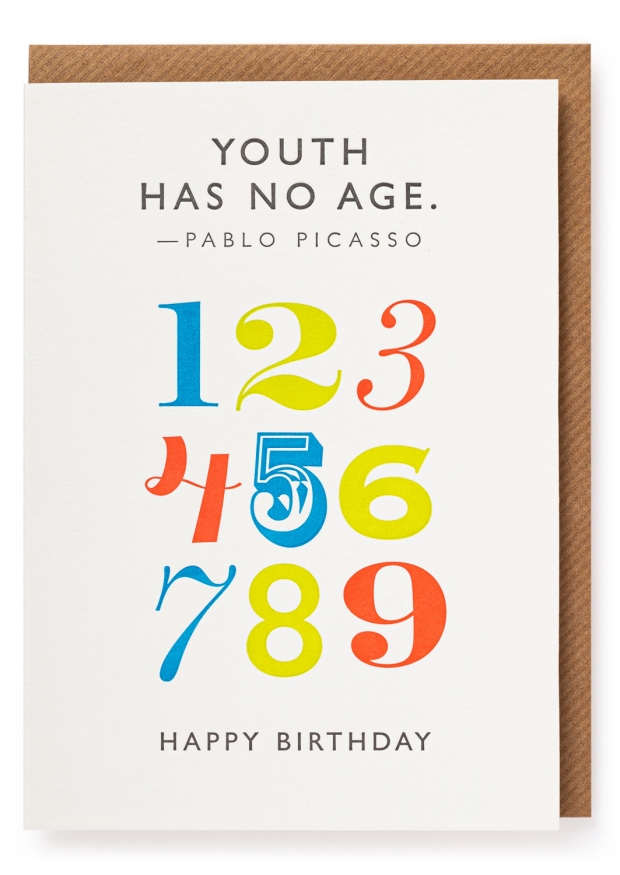Carte postale + enveloppe Picasso Youth 