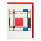 Carte postale + enveloppe Homage to Mondrian