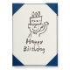 Carte postale + enveloppe Happy Birthday Candles