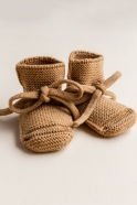 Merino Wool Booties - Sand