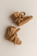 Chaussons en laine de mérinos - Beige