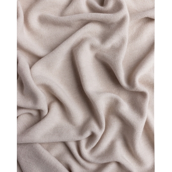 Couverture côtelée en laine de mérinos - Vert sapin