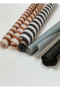 Cotton wrap roll with beeswax - Cold marine stripe