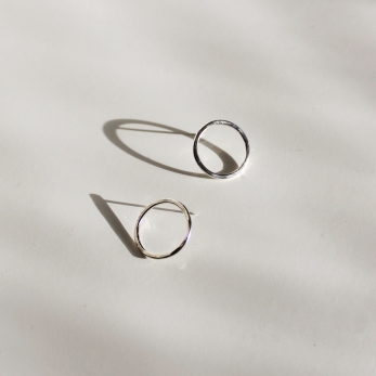"Ring" earrings - Silver